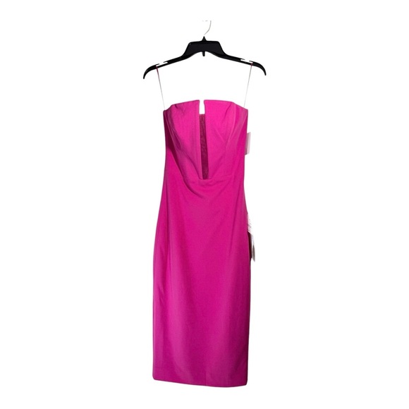 *Dress the Population* Erica Dress in Bright Fuchsia NWT - Picture 2 of 9